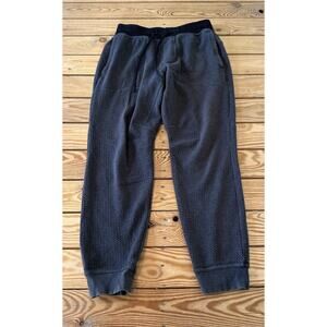 Lululemon Quilted Jogger Sweatpants Size Medium Men’s Grey Black